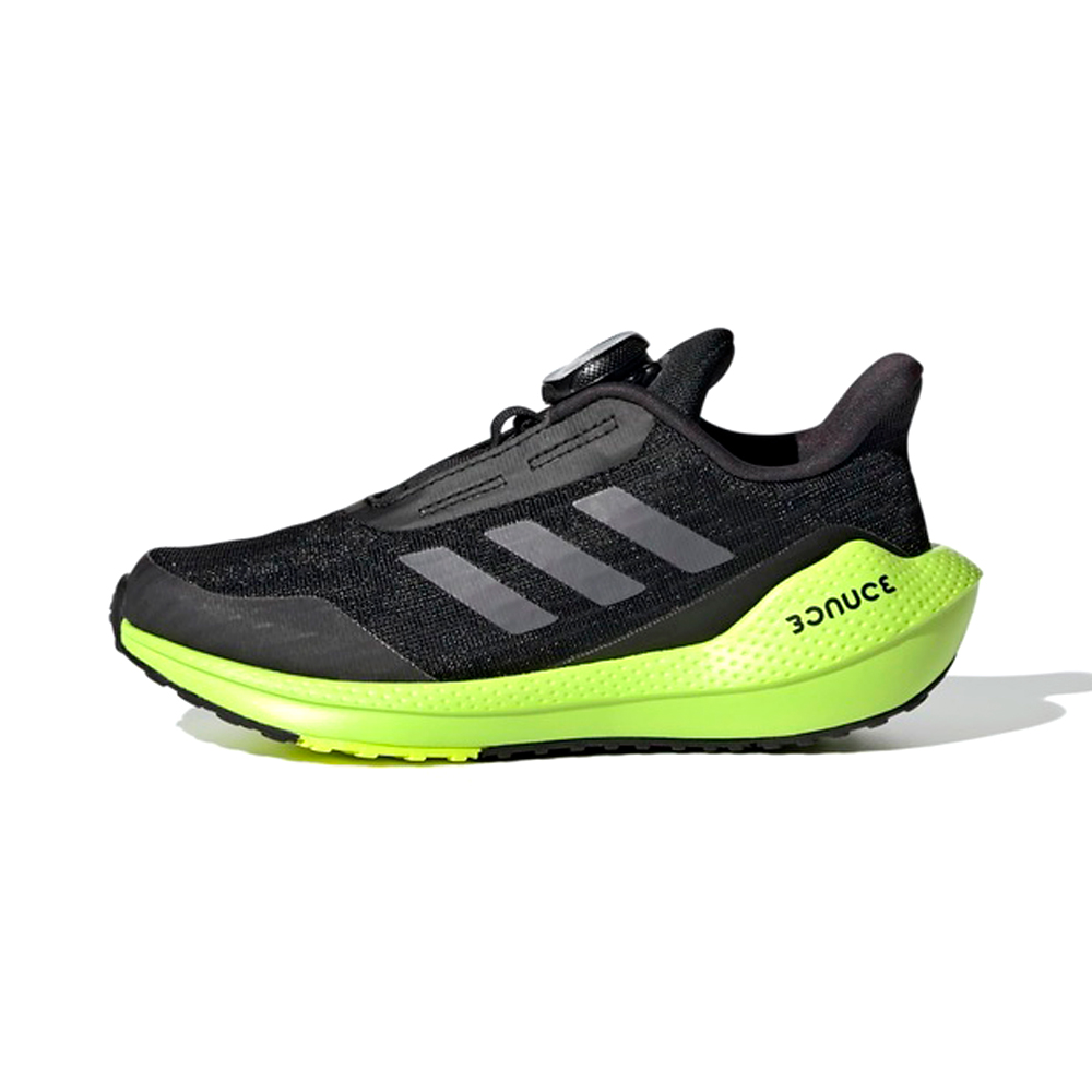Кроссовки Adidas EQ21 RUN BOA K  / Мужской / 28 / Черный/салатовый/серый photo 1